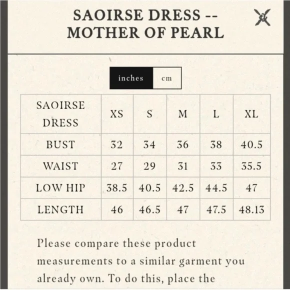 NWT Doen Saoirse dress mother of pearl Size Small - Picture 2 of 13